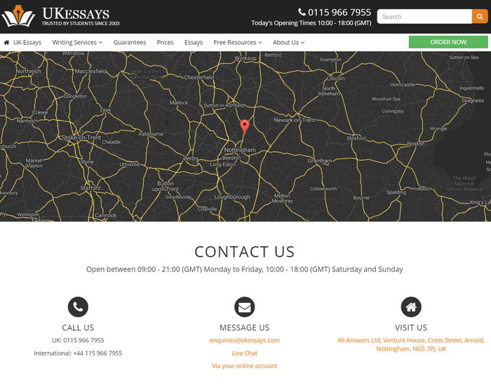 UK Essays Contact