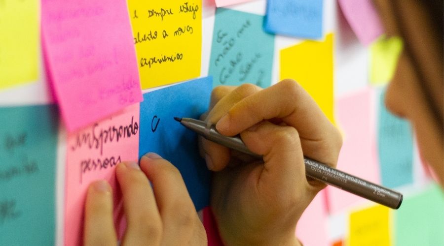 grounded theory vs phenomenology sticky notes