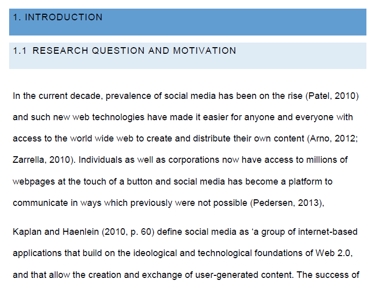 dissertation sample