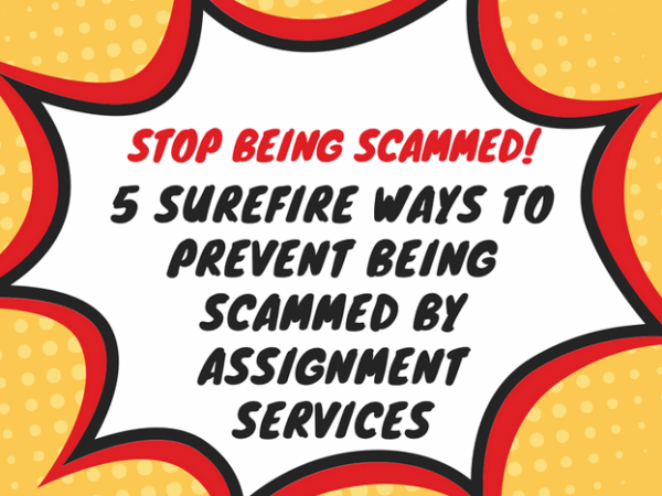 5 ways prevent scam assignment help services
