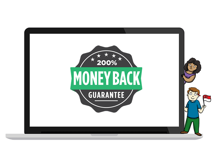 200% money-back guarantee