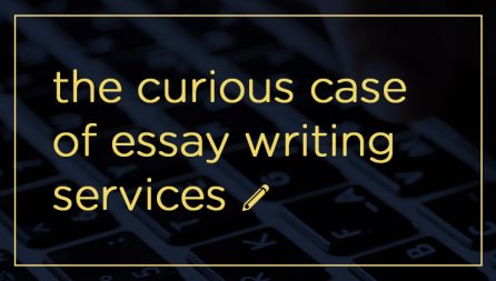 The Curious Case of Essay Writing Services