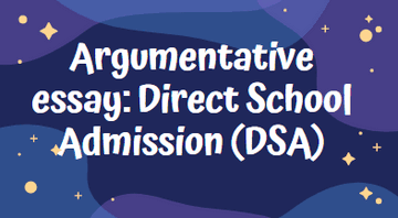 argumentative essay sample