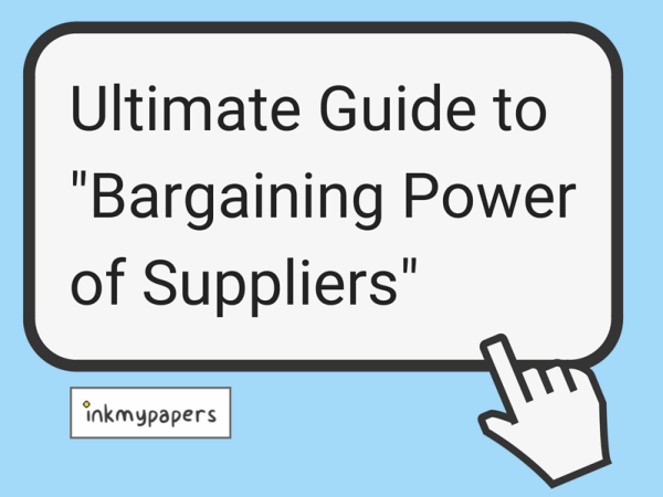 bargaining power of suppliers