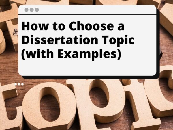 how to choose dissertation topic banner image