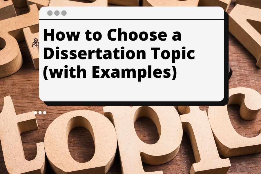 how to choose dissertation topic banner image