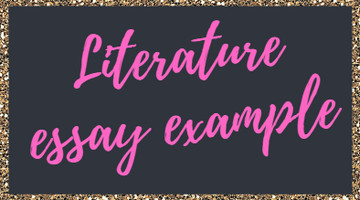 literature essay example