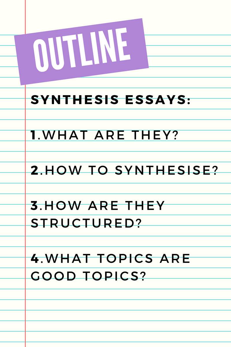 Topics for synthesis essay